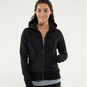 Lululemon Scuba Hoodie Jacket Stretch Commuter Denim Black / Black  Women's size